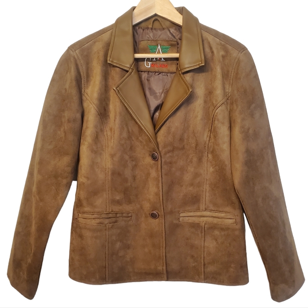 GA Milano Suede Leather Jacket S/M